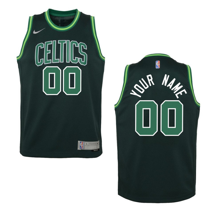 Boston Celtics Custom Earned Swingman Jersey Green