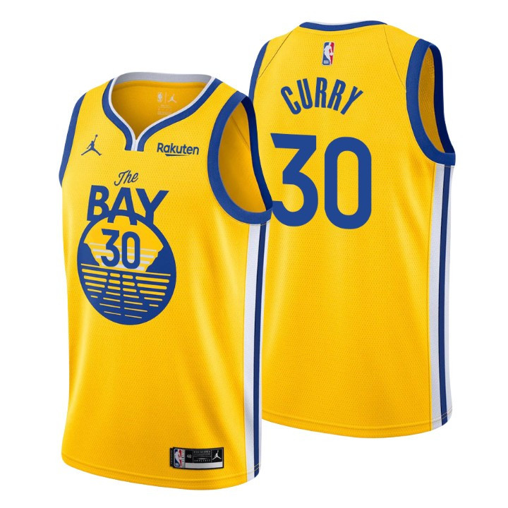 Golden State Warriors Statement Edition Jersey Stephen Curry Gold
