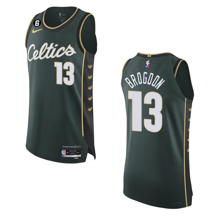 2022-23 City Edition Boston Celtics Malcolm Brogdon Green Jersey