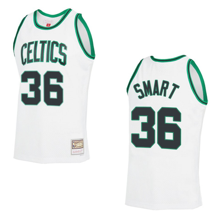 Marcus Smart Boston Celtics 2021 Reload 2.0 Throwback Jersey White