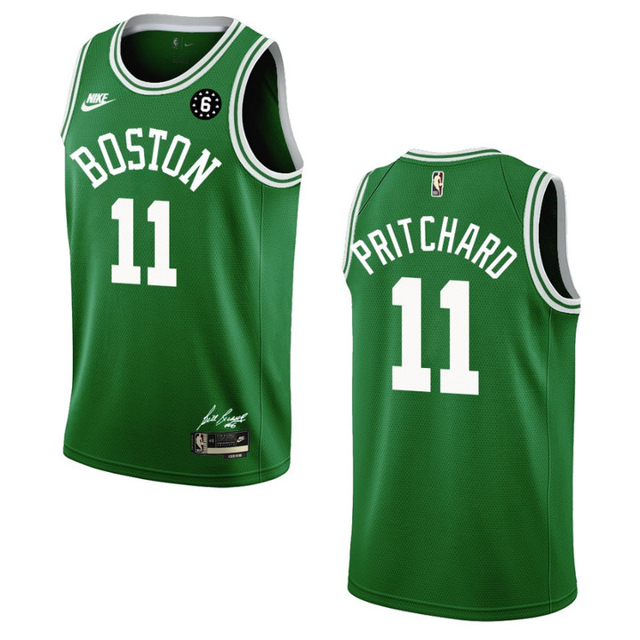 Boston Celtics Payton Pritchard Kelly Green Commemorate Bill Russell Classic Edition Jersey