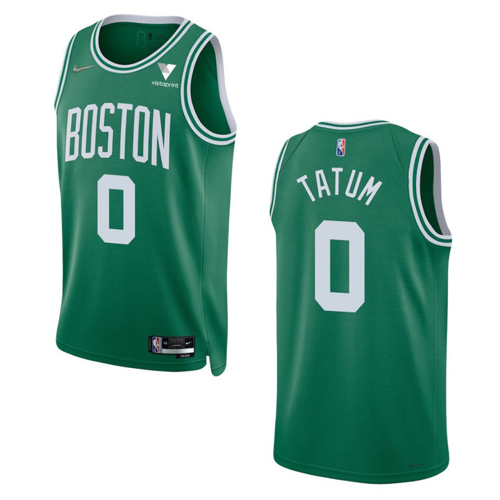 2021-22 Icon Edition Boston Celtics Kelly Green 75th Anniversary Jayson Tatum Swingman Jersey
