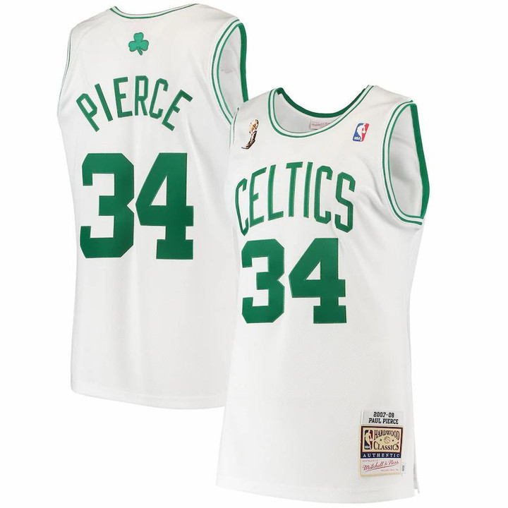 Paul Pierce Boston Celtics Mitchell & Ness 2007 Hardwood Classics Jersey - White