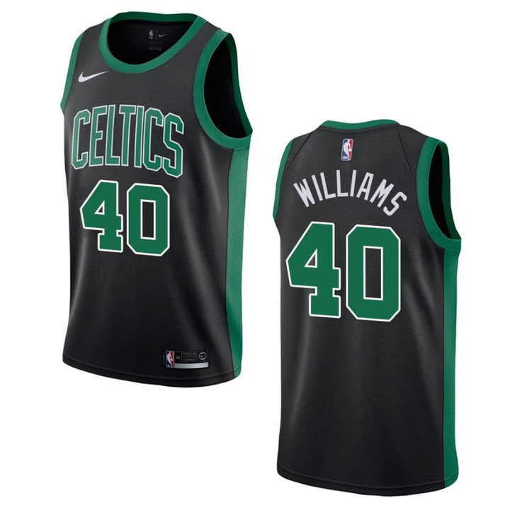 Men's Boston Celtics #40 Grant Williams Statement Swingman Jersey - Black