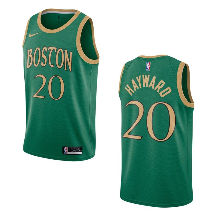 Men's 2019-20 Boston Celtics #20 Gordon Hayward City Swingman Jersey - Kelly Green