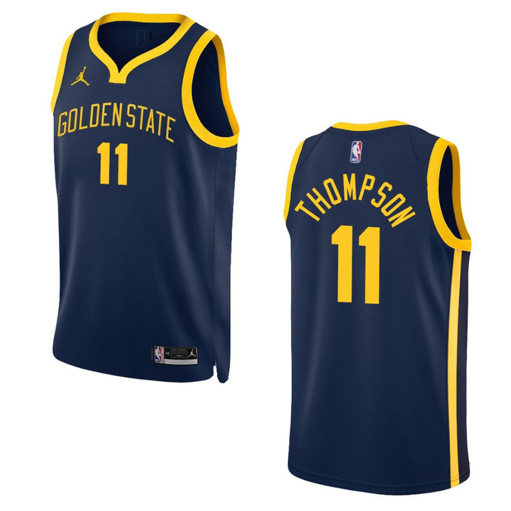 Klay Thompson Navy Statement Edition 2022-23 Golden State Warriors Swingman Jersey
