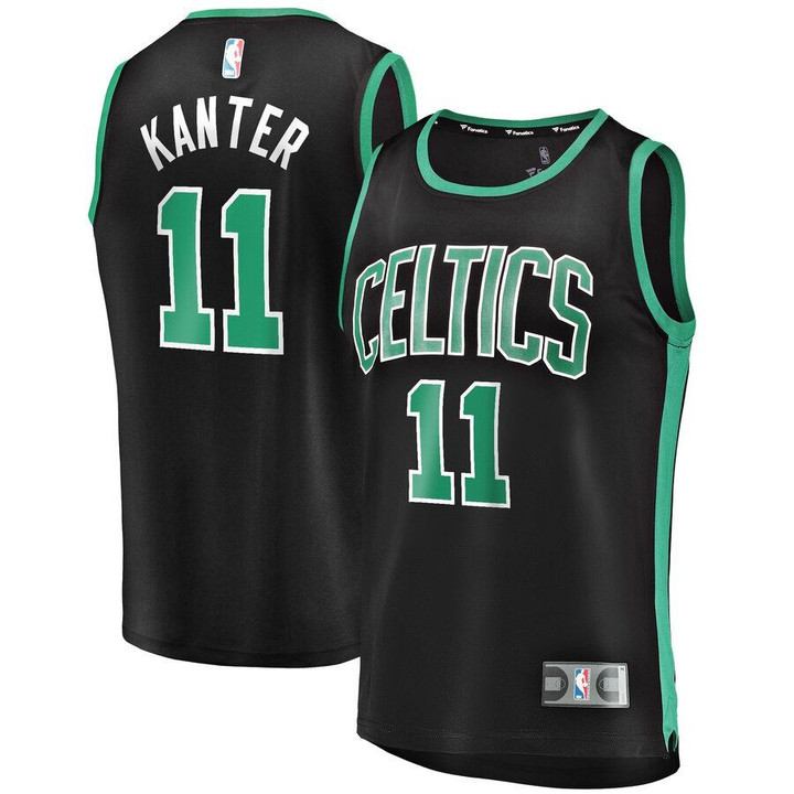 Enes Kanter Boston Celtics Fanatics Branded Fast Break Replica Player Jersey - Statement Edition - Black
