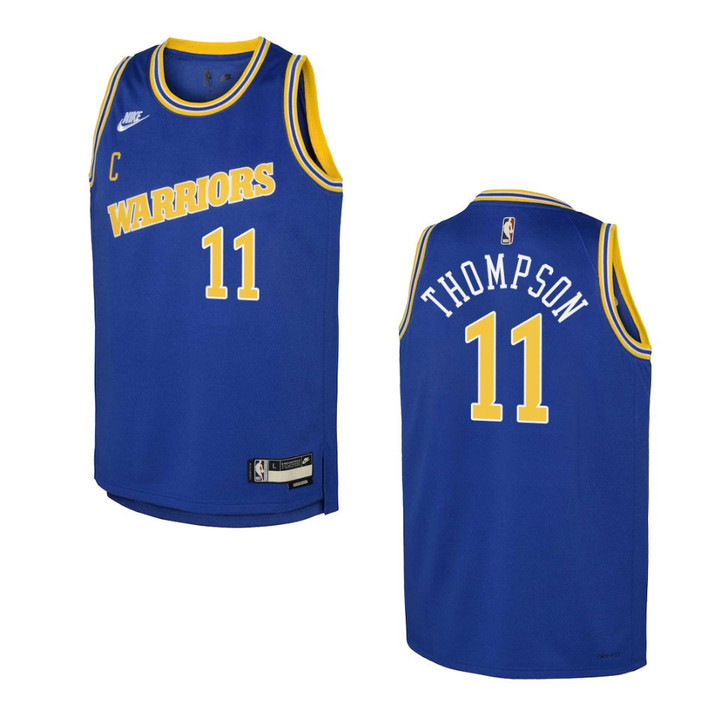 2022-23 Golden State Warriors Youth Classic Edition Klay Thompson Blue Jersey