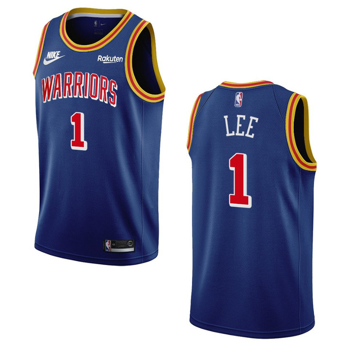 Damion Lee Golden State Warriors Classic Edition 75th anniversary Jersey Blue