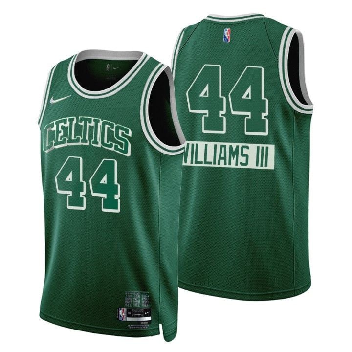 2021-22 Boston Celtics Robert Williams III #44 City Edition 75th Anniversary Green Swingman Jersey Diamond