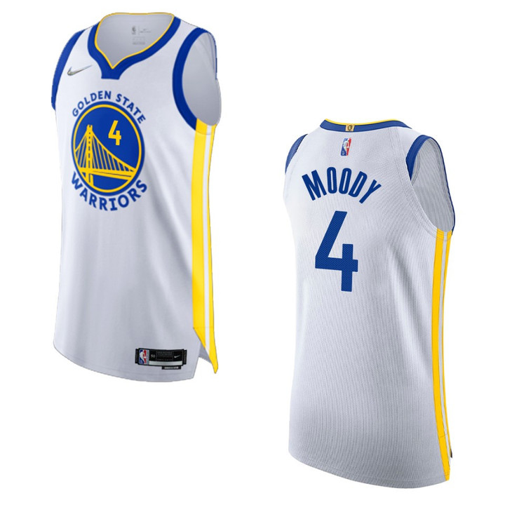 Moses Moody Golden State Warriors Association Edition White 2021-22 Jersey Authentic