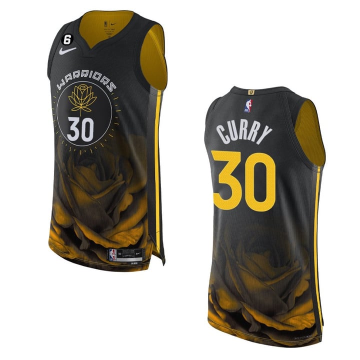 Golden State Warriors Stephen Curry 2022-23 City Edition Black Jersey