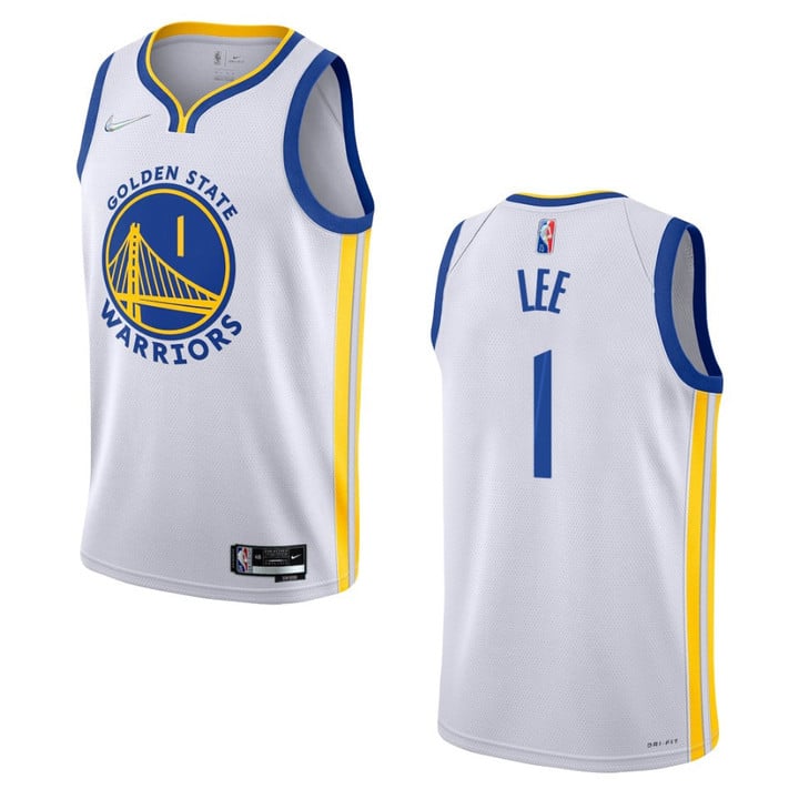 2021-22 Damion Lee Golden State Warriors Association Edition White Jersey 75th Anniversary