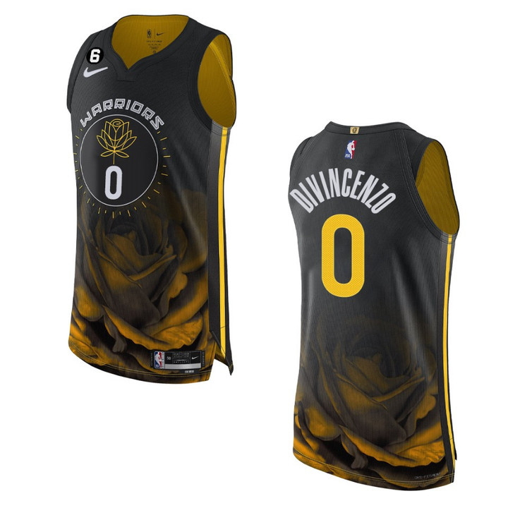 Golden State Warriors Donte DiVincenzo 2022-23 City Edition Black Jersey