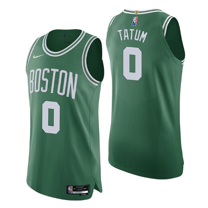 Boston Celtics Jayson Tatum 2021-22 75th Anniversary Replica Jersey Icon