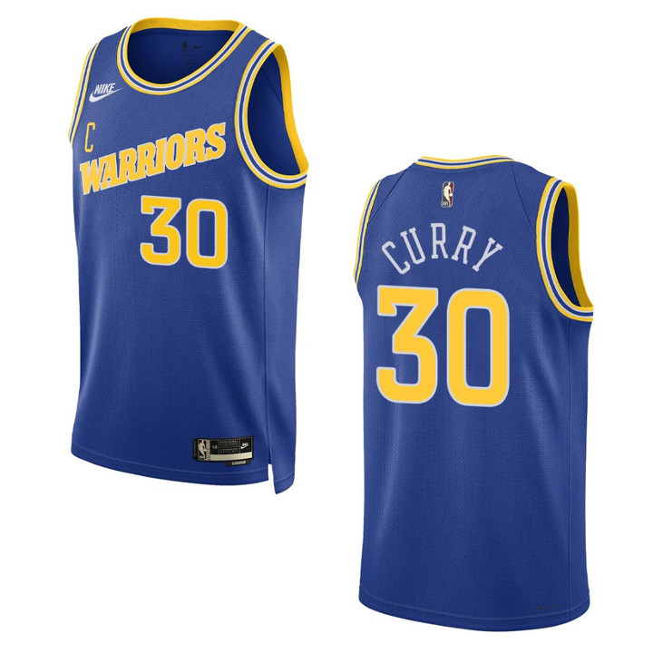 Golden State Warriors Stephen Curry Royal Swingman 2022-23 Classic Edition Jersey
