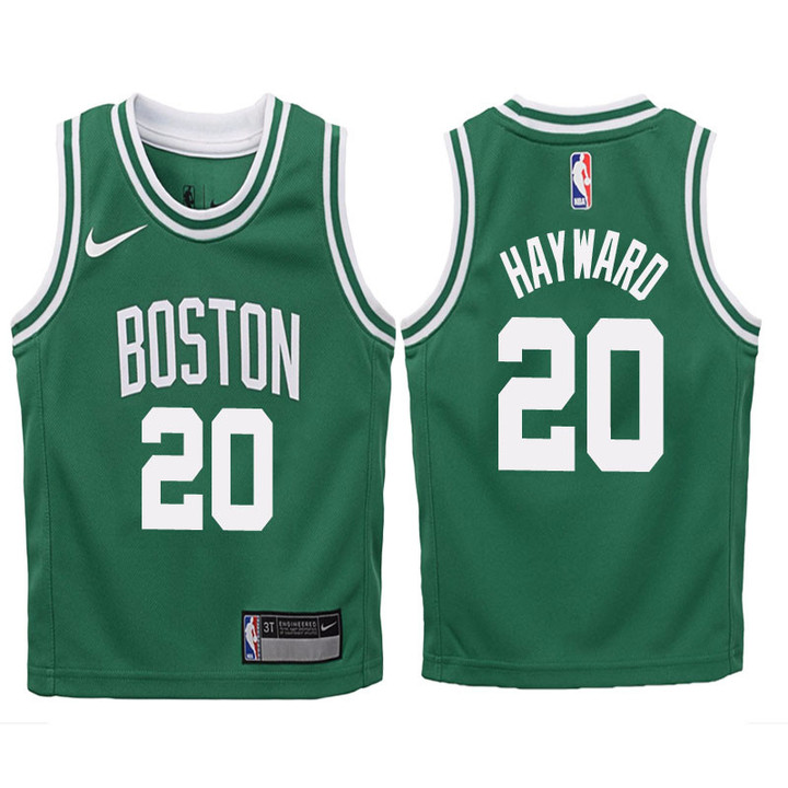 Youth Boston Celtics Gordon Hayward Green Jersey-Icon Edition