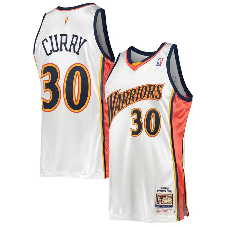 Stephen Curry Golden State Warriors Mitchell & Ness 2009-10 Hardwood Classics Player Jersey - White
