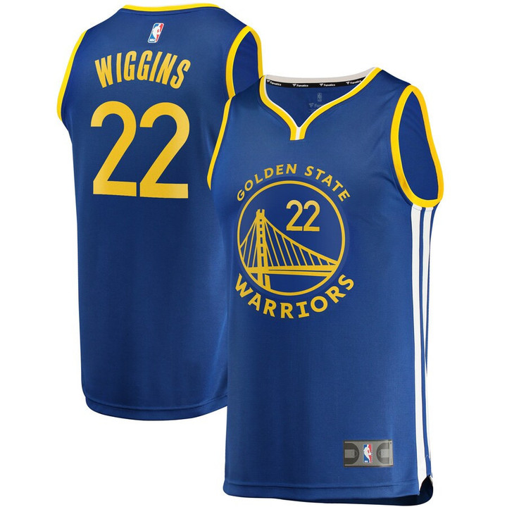 Andrew Wiggins Golden State Warriors Branded 2020/21 Fast Break Replica Jersey - Icon Edition - Royal