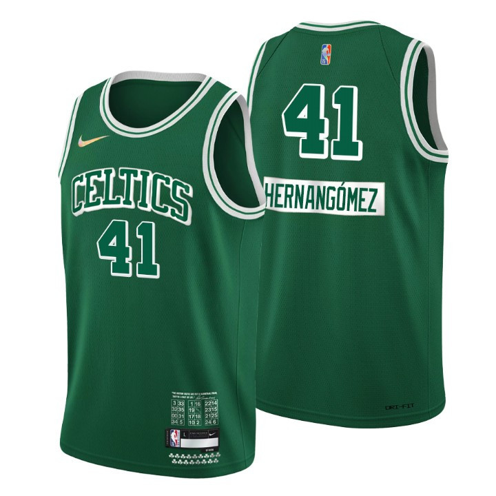 Boston Celtics Juancho Hernangomez City Edition 75th Anniversary Jersey Diamond