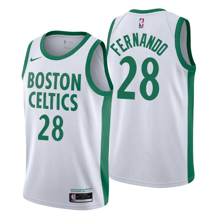 Boston Celtics Bruno Fernando City Edition Jersey