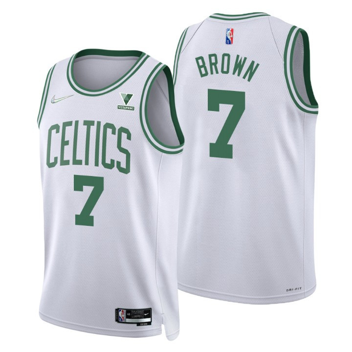 Boston Celtics Jaylen Brown 75th Anniversary Diamond Jersey Association