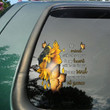 DCLVBC0025 Orange Butterfly Sunflower My Mind Decal