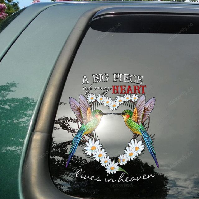 DCLVBC0019 Hummingbird Daisy A Big Piece Of My Heart Decal