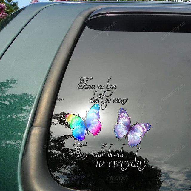 DCLVBC0010 Colorful Butterfly Those We Love Decal