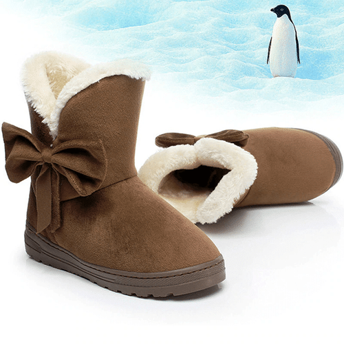 Women Snow Ankle Non Slip Plush Boots