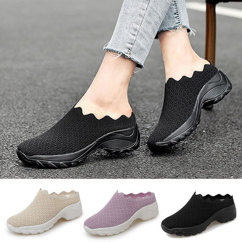 [#1SUMMER COLLECTION] LazyWavy Breathable Slip On Orthopedic Wavy Outdoor Walking Shoes