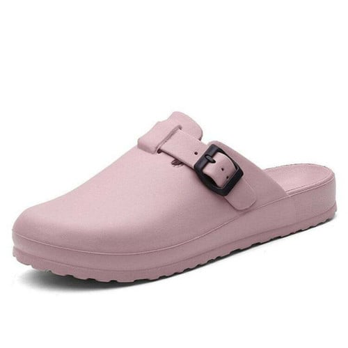 2021 FleekComfy Arch-Support Comfortable Waterproof Mules Slip On Backless Slippers