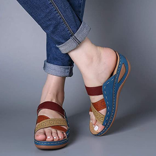 [#1 TRENDING SUMMER 2021] OnFleek™ Women Premium Orthopedic Open Toe Vintage Sandals For Summer