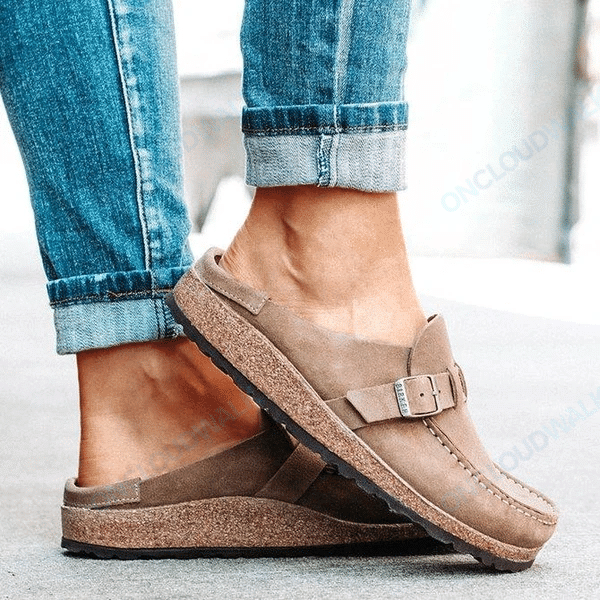 OnCloud™ Clogs Suede Leather Slip-On Sandals