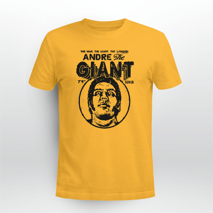 the man the giant the wonder t shirt