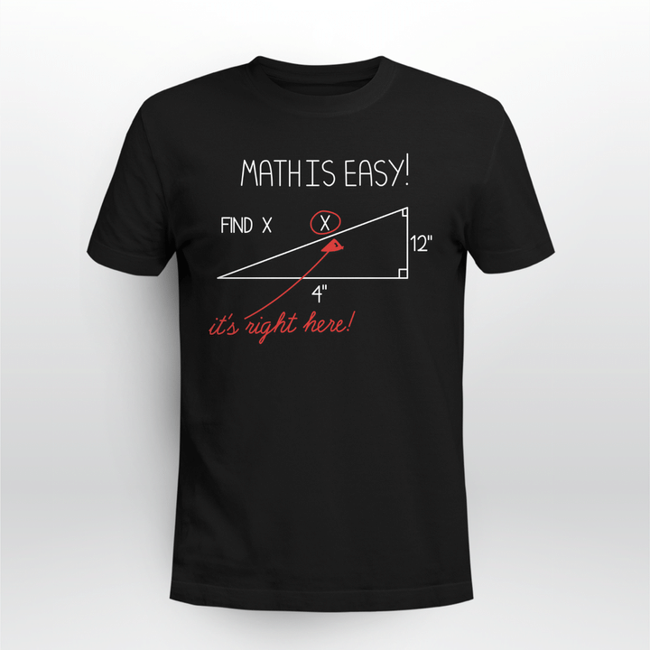 math is easy shirts