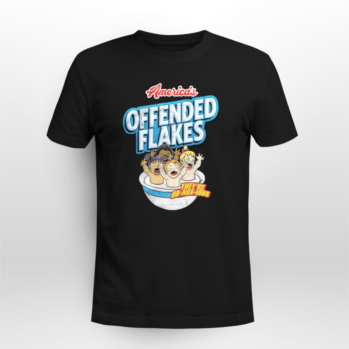offended flakes tshirt