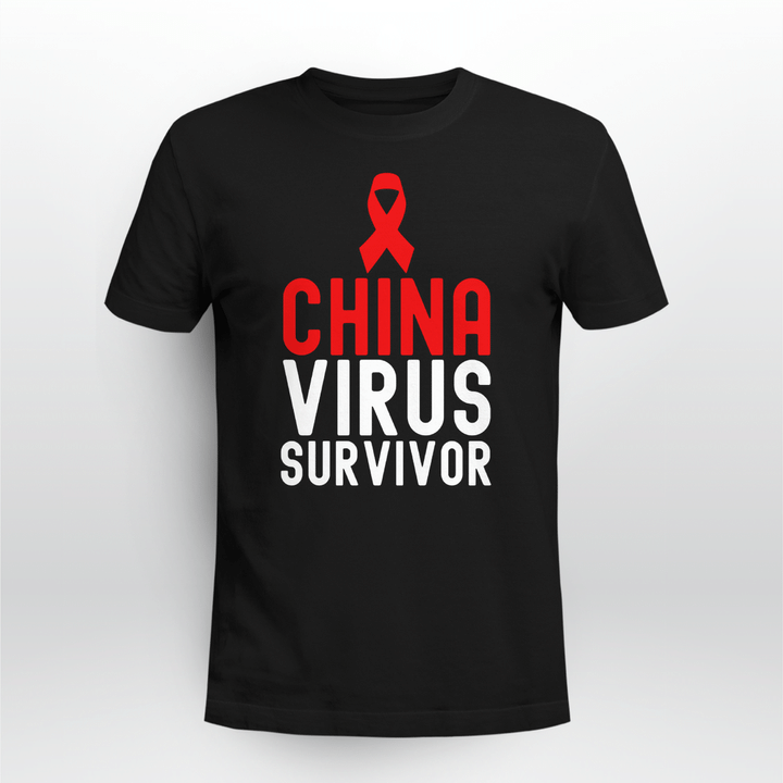 china virus survivor shirts