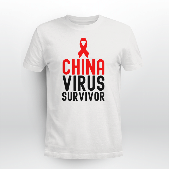 china virus survivor t shirt