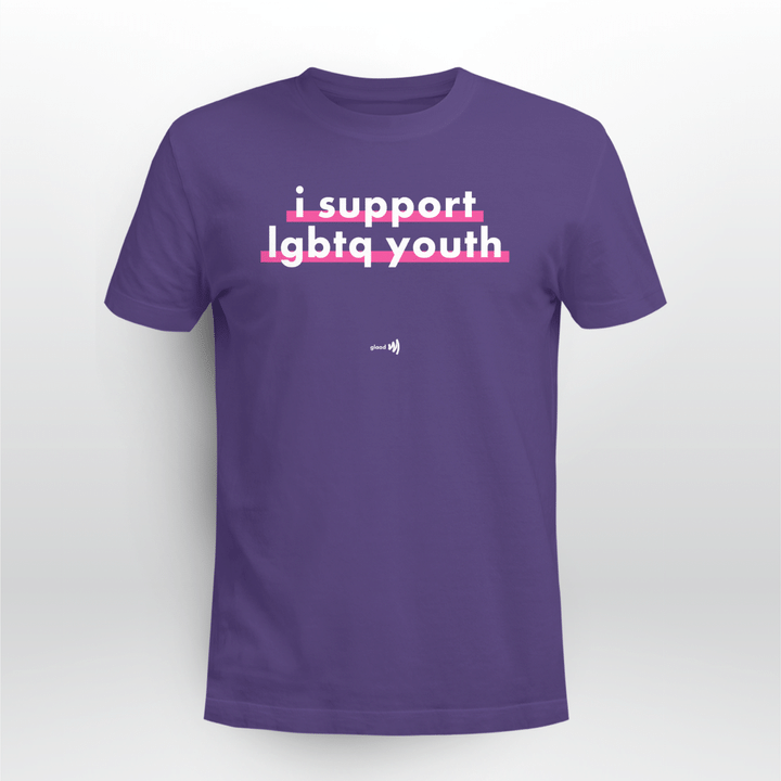 i support lgbtq youth shirt