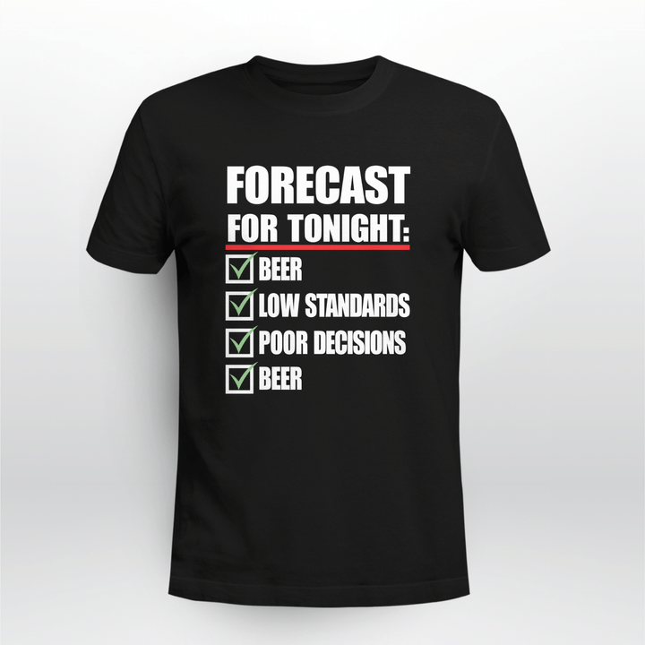 forecast for tonight t shirt