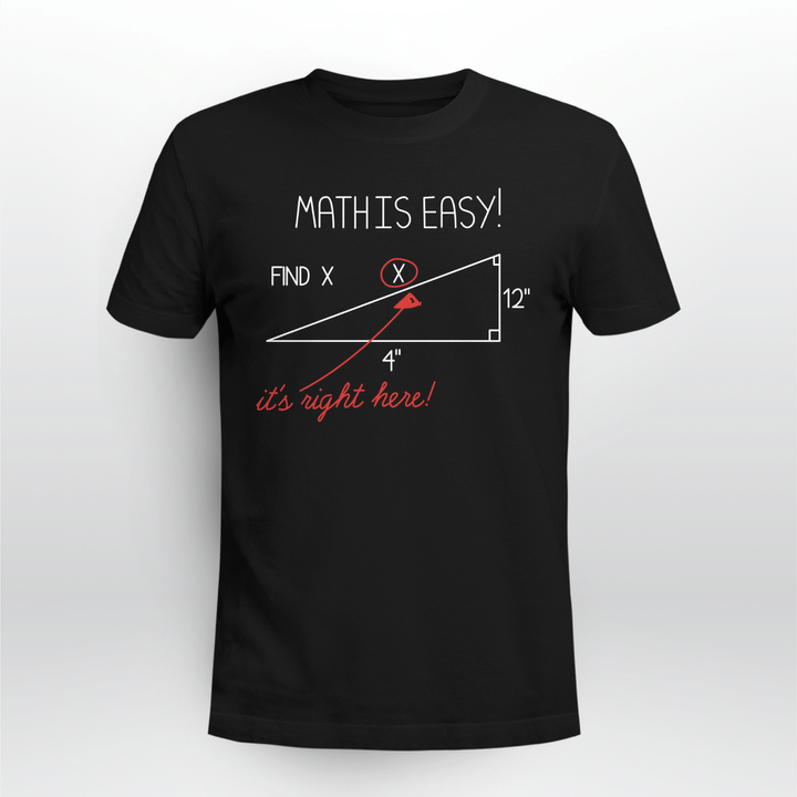 math is easy shirt