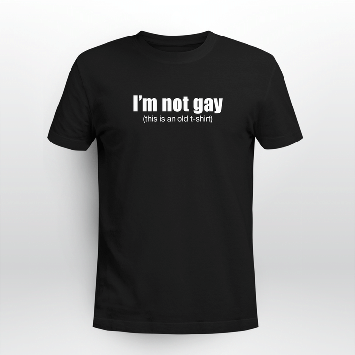 im not gay this is an old shirt