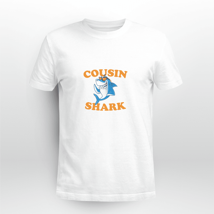 cousin shark shirt