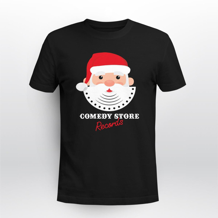 comedy store records santa claus shirt