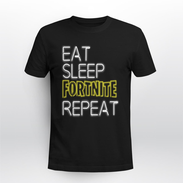 eat sleep fortnite repeat shirt
