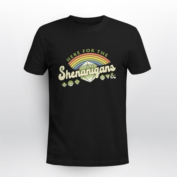 dungeons and dragons merchandise here for shenanigans shirt