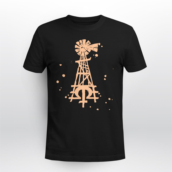 windmill logo charcoal shirt