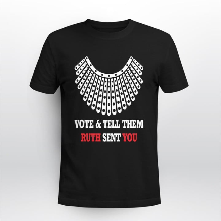 the rock rbg vote tell them ruth sent you shirt