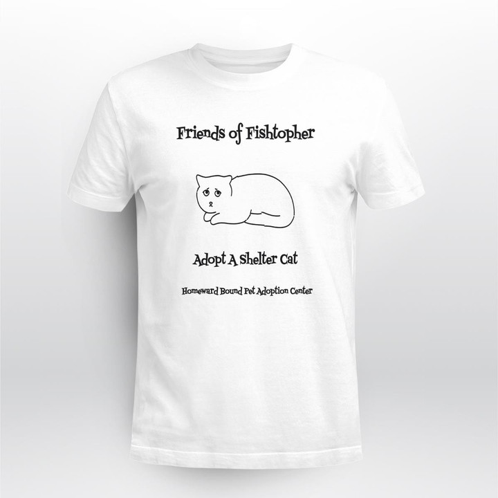friends of fishtopher the cat unisex shirt